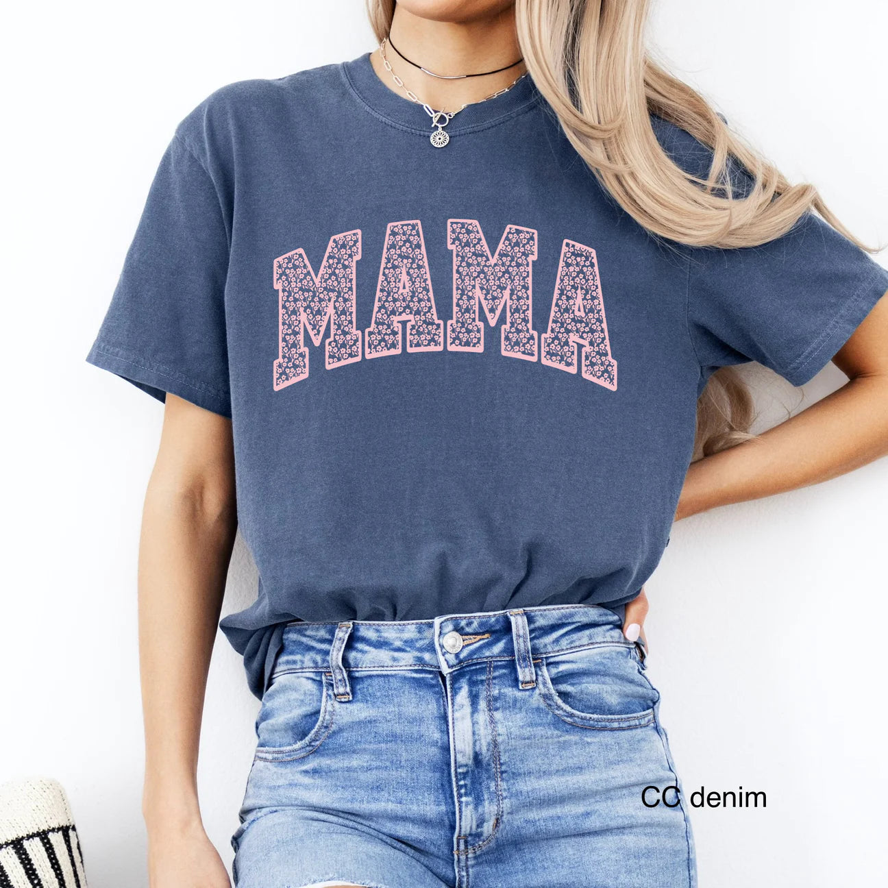 READY-TO-SHIP "Floral MAMA" T-shirt