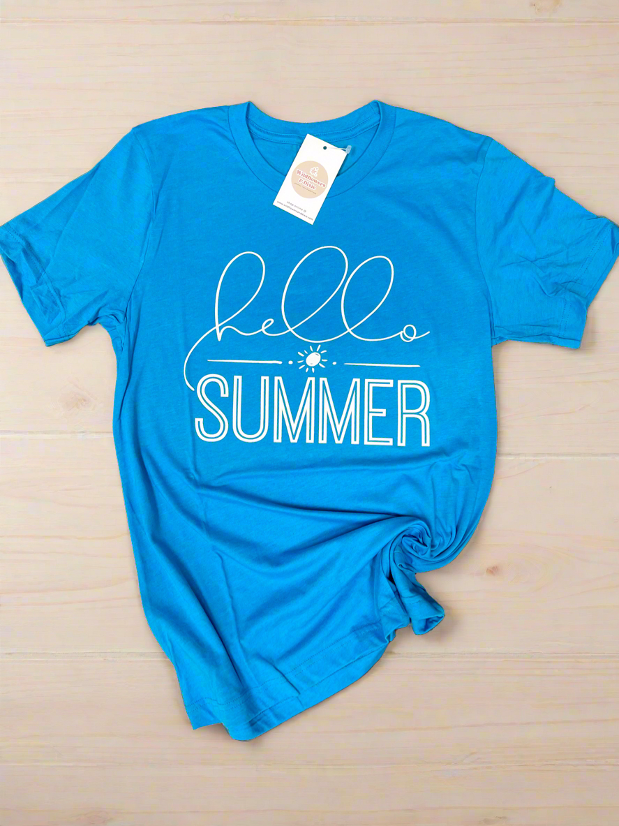 CLEARANCE "Hello Summer" T-shirt