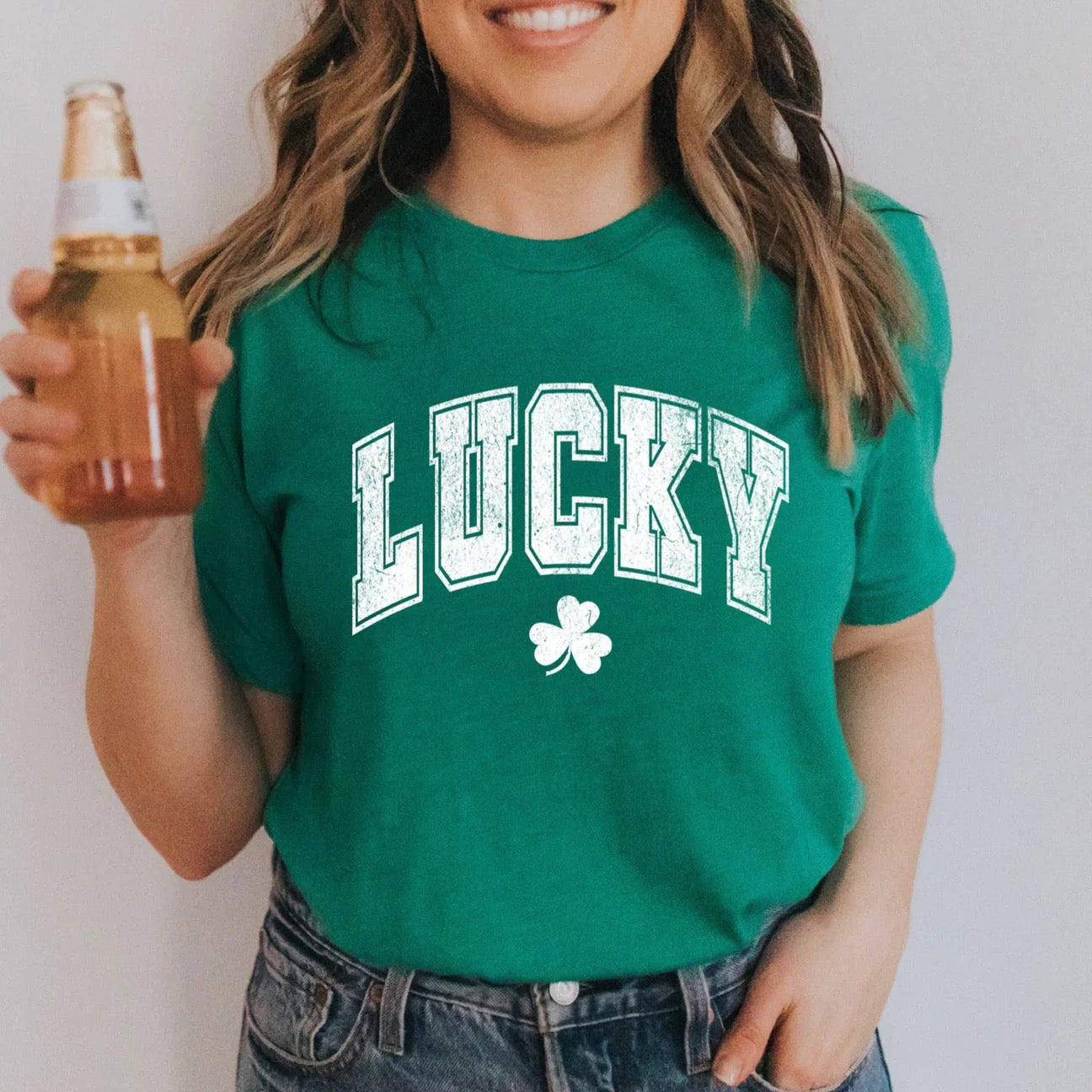 READY TO SHIP "LUCKY" St. Patrick's Day T-shirt