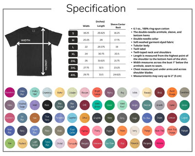 "Beach Bum" T-shirt (shown on Comfort Colors "Watermelon")