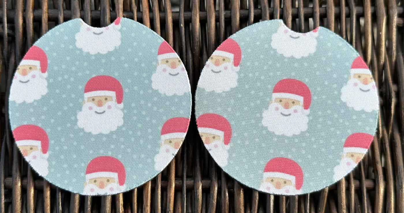 Christmas Car Cup Holder Coasters, 2/pack