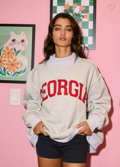 *PREORDER* Viral Reversible Mockneck Sweatshirt