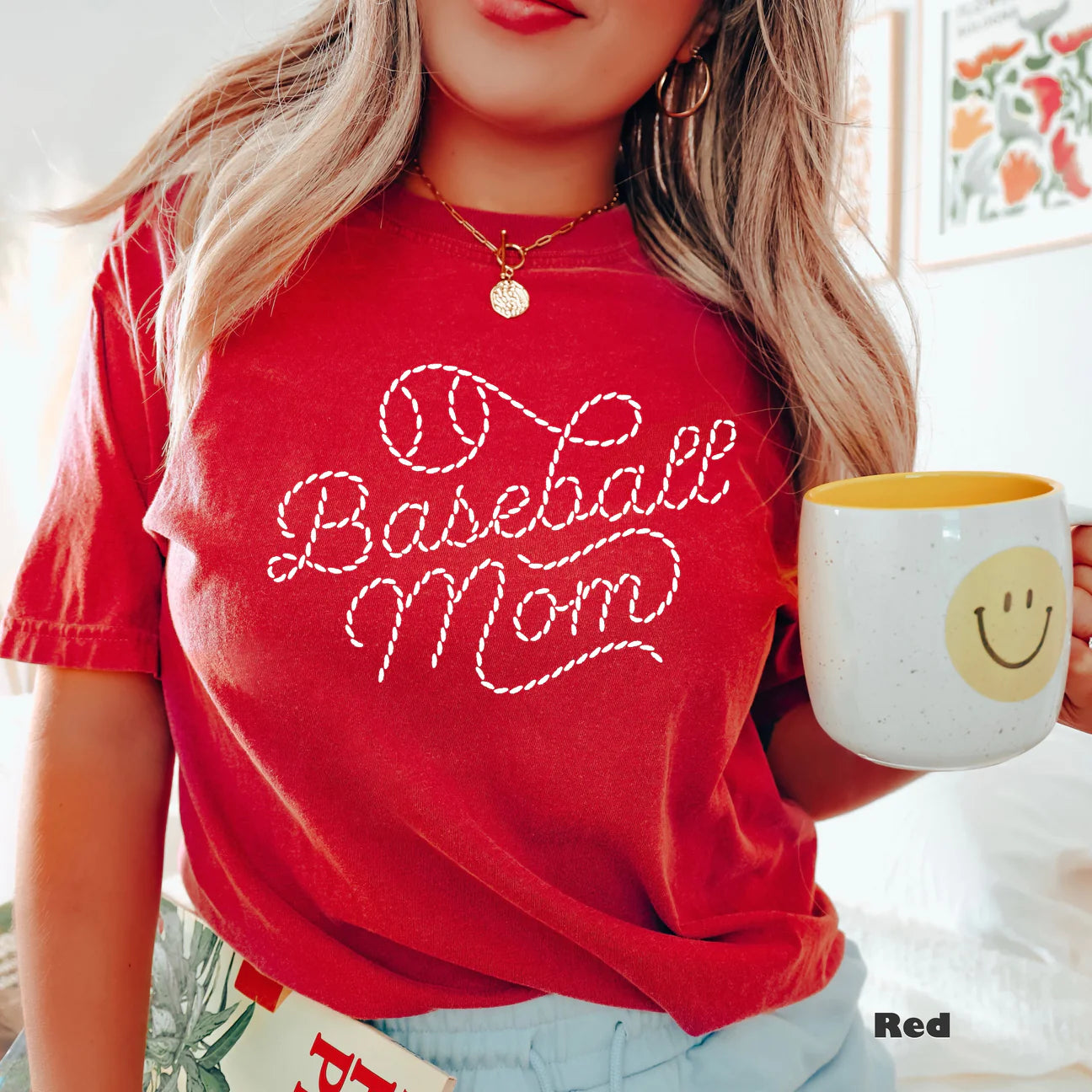 READY-TO-SHIP "Baseball Mom" T-Shirt