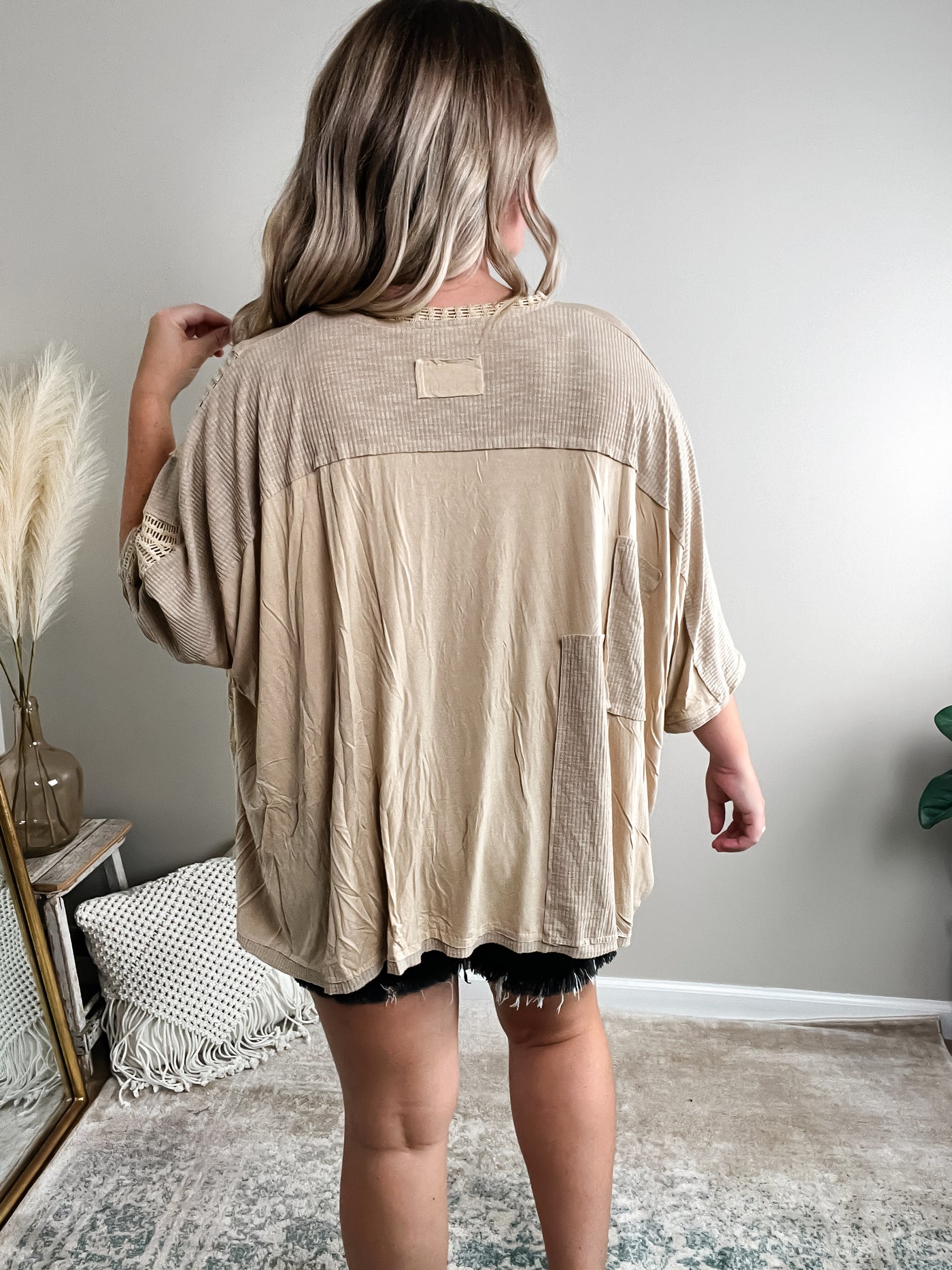 Dreamcatcher Dolman Top by POL, Latte