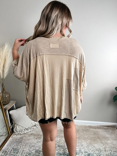 Dreamcatcher Dolman Top by POL, Latte