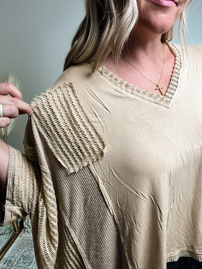 Dreamcatcher Dolman Top by POL, Latte