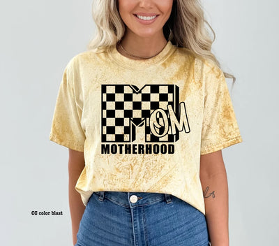"Mom Motherhood" T-shirt (Shown on Comfort Colors "Citrine")