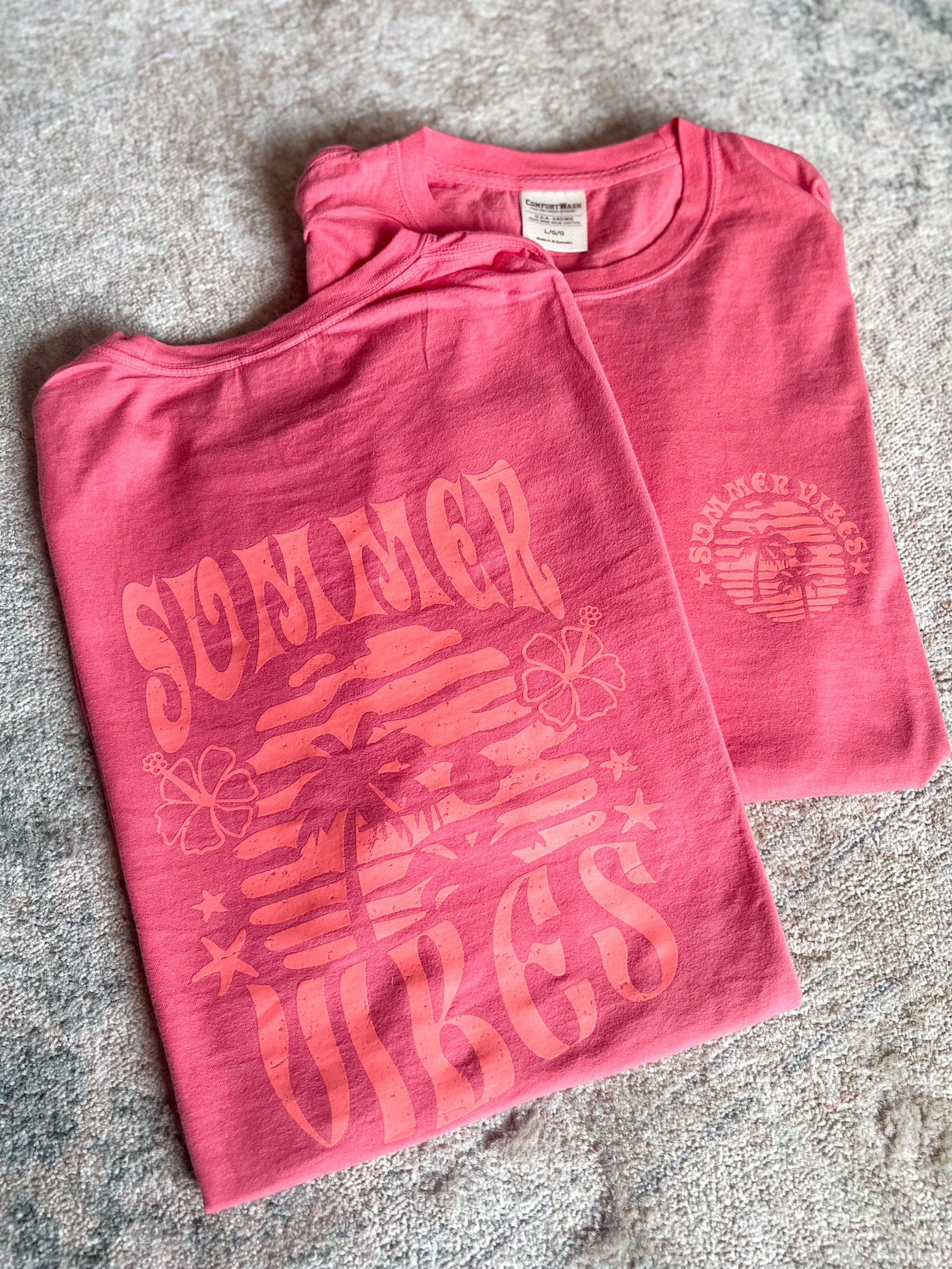 READY TO SHIP "Summer Vibes" Front/Back T-shirt