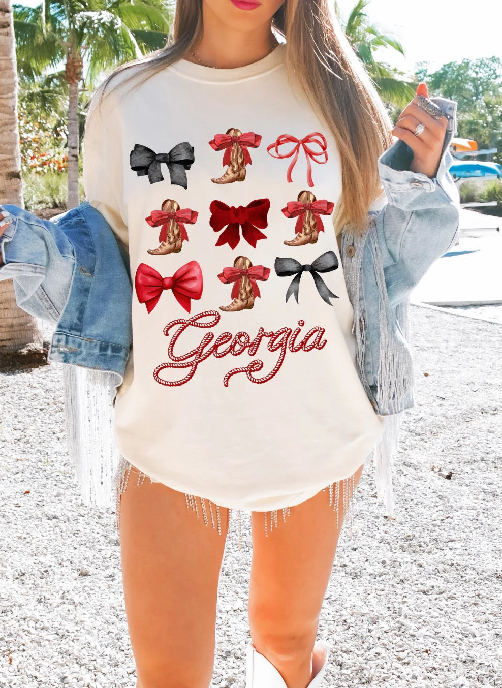 READY-TO-SHIP "Georgia Coquette" T-shirt