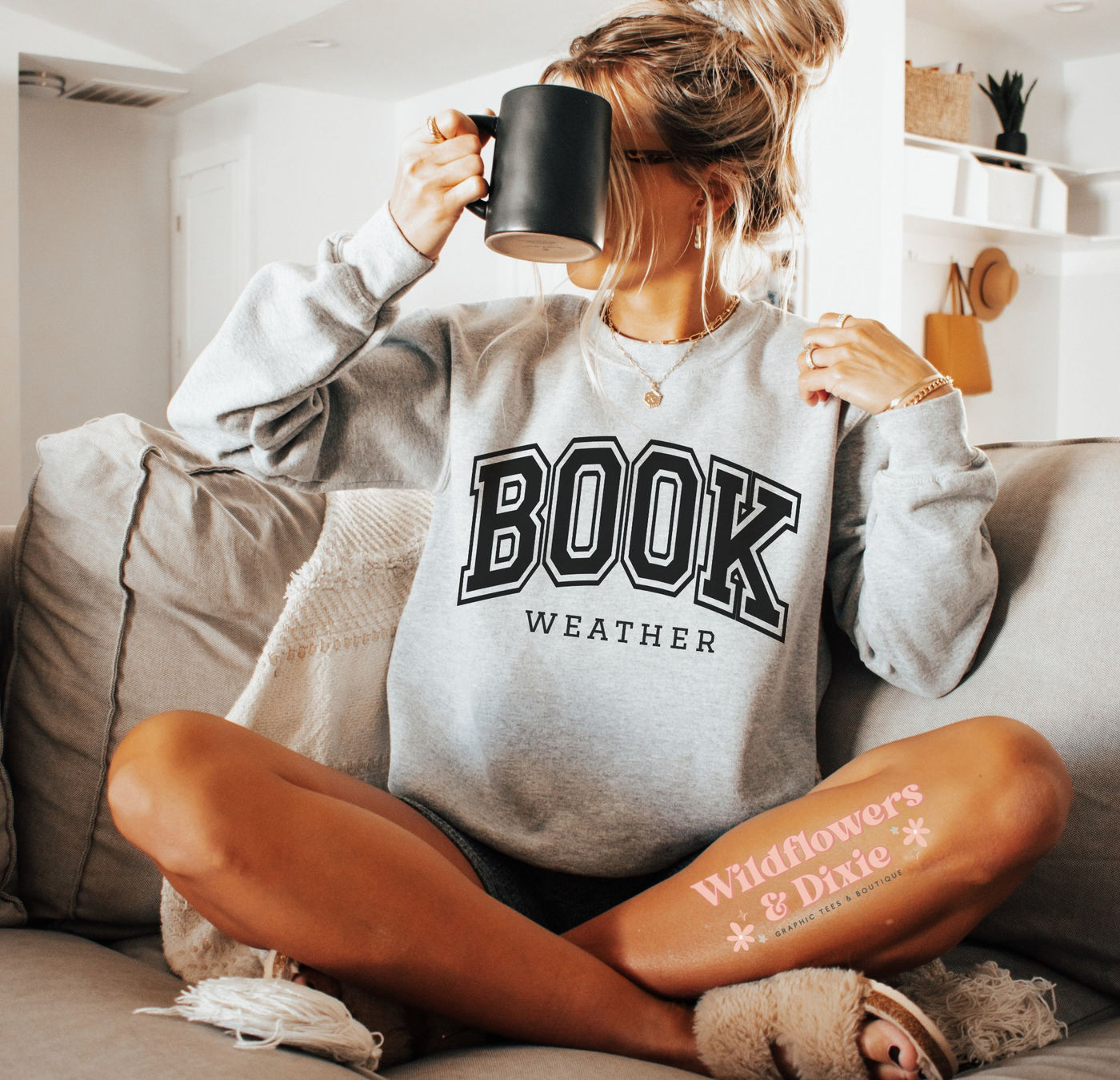 READY TO SHIP "Book Weather" Sweatshirt