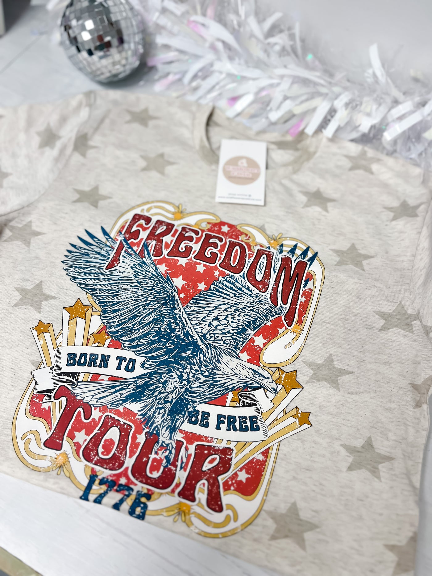 READY-TO-SHIP "Freedom Tour" Star T-shirt