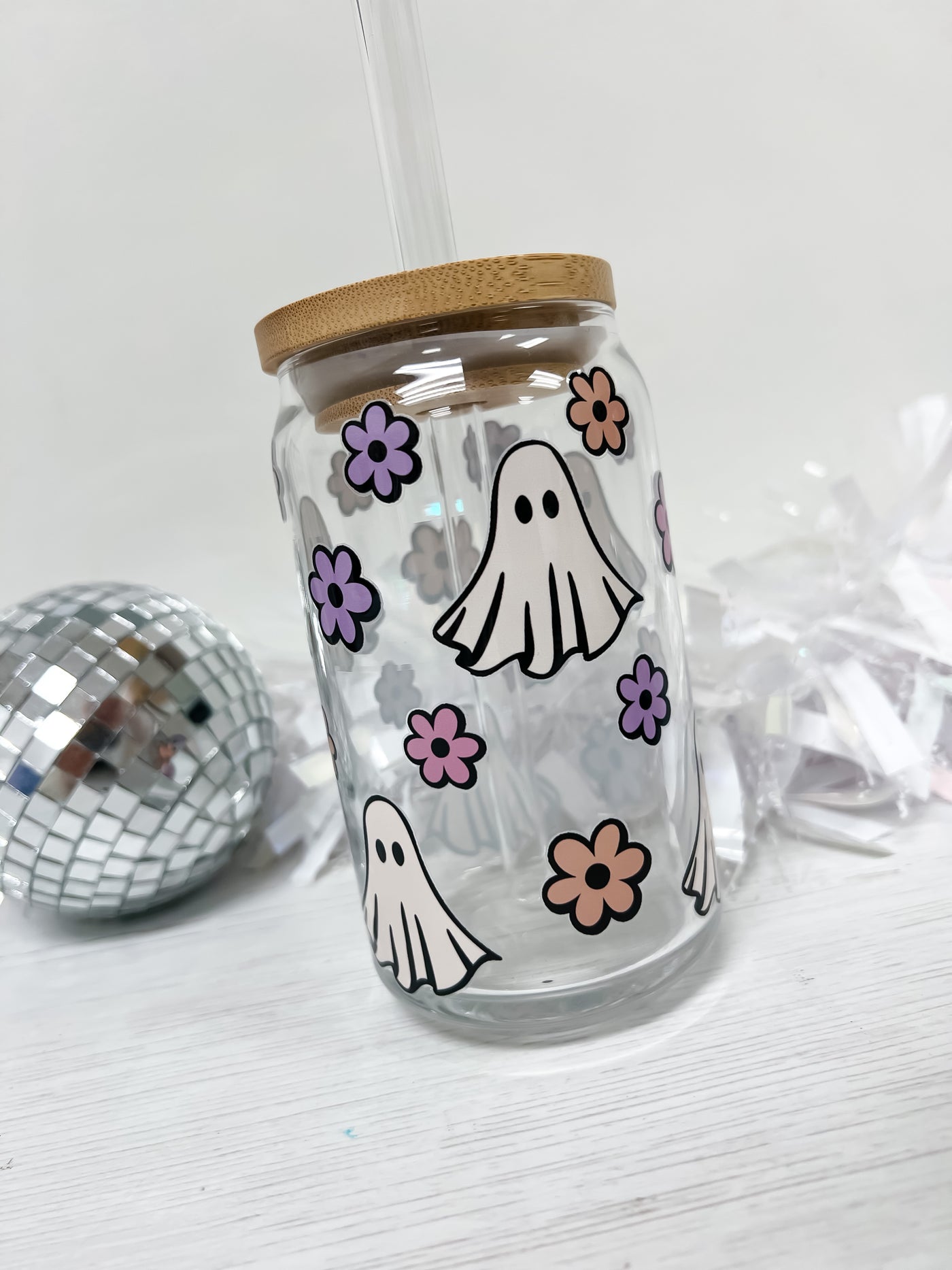Cutie Ghosts Authentic Libby Glass Cup