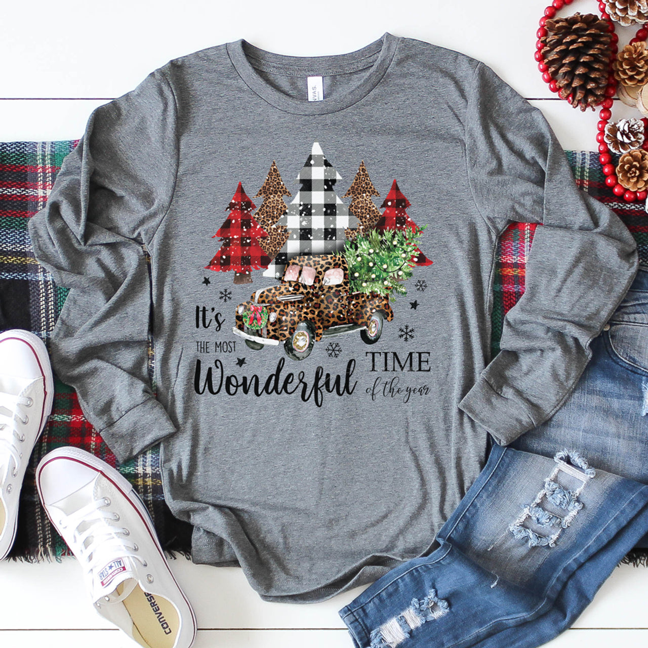 "It's the Most Wonderful Time of the Year" T-shirt (Choose from Short or Long Sleeve)