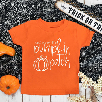 🌟 SALE 🌟 "Meet Me at the Pumpkin Patch" Toddler/Youth T-shirt (shown on "Orange")