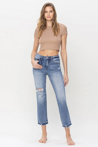 ⭐️ Lovervet Lena High-Rise Crop Straight Jeans