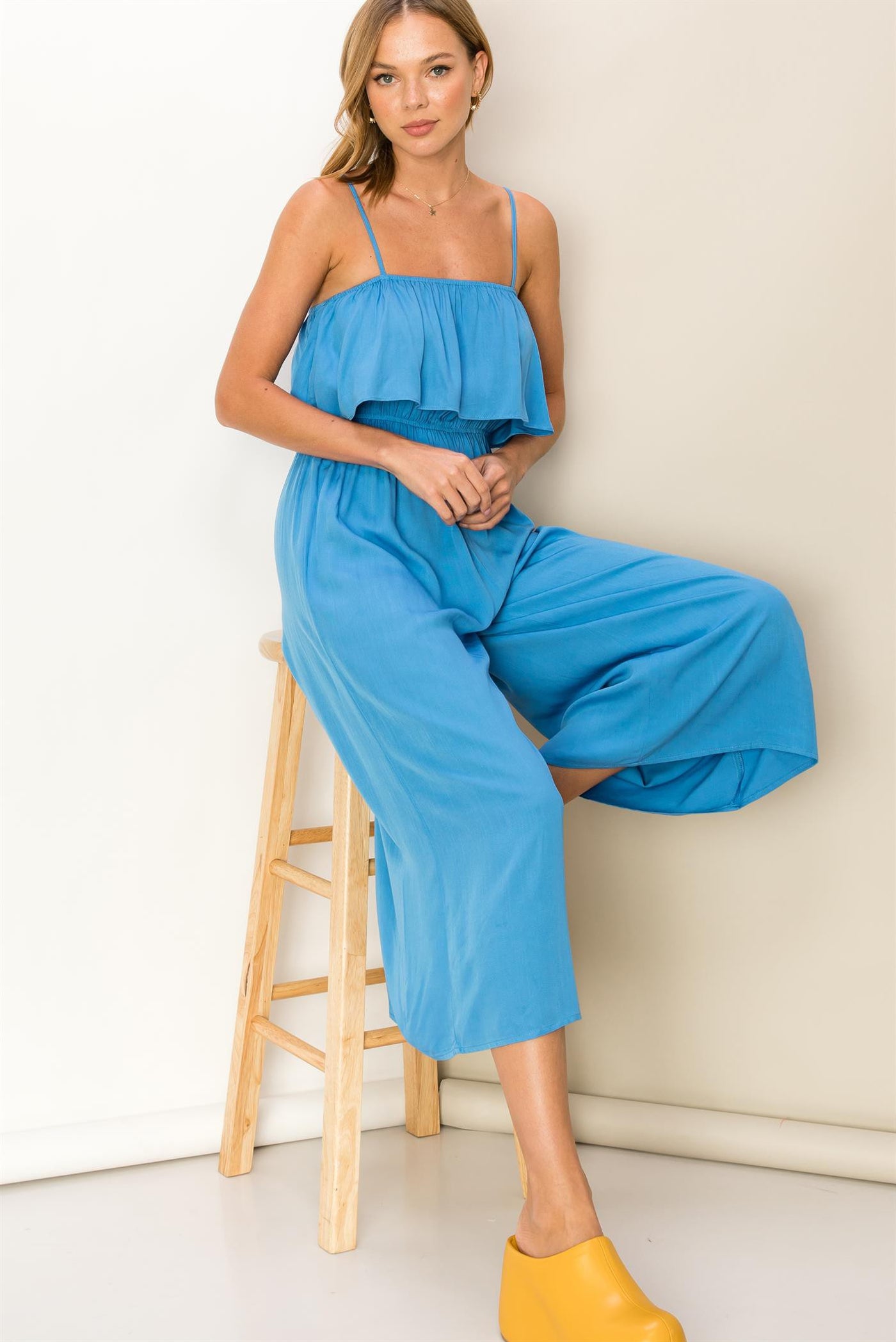 Ready to Go Fold-over Cami Jumpsuit