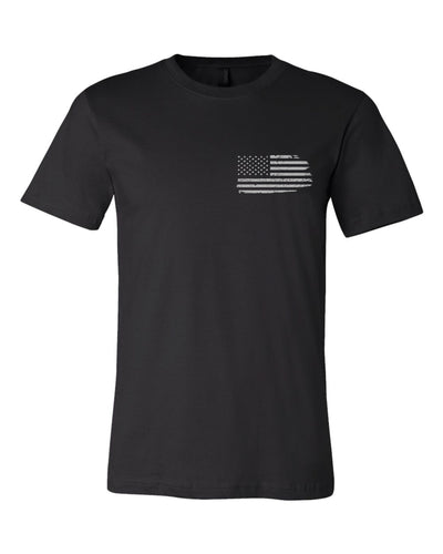 "Distressed Flag" T-shirt - Back+Front Design