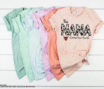"This (Mama) Loves Her Herd" Mother's Day T-shirt - Pick Your Title!