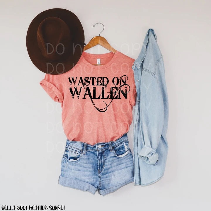 Wasted on Wallen **Screen Print Transfer Extras**