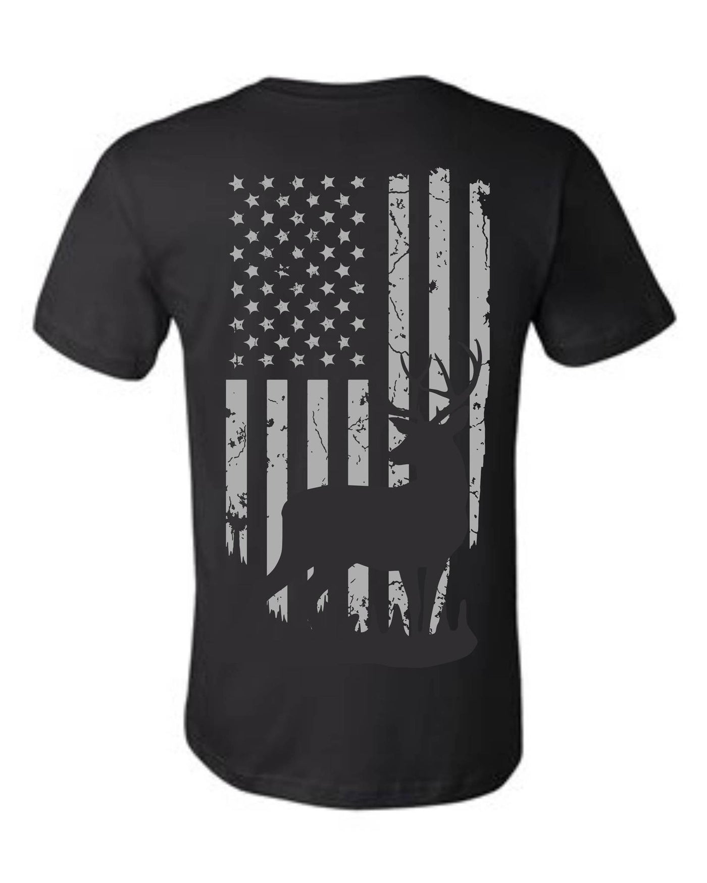 READY-TO-SHIP "Deer Flag" - Front & Back Design T-shirt