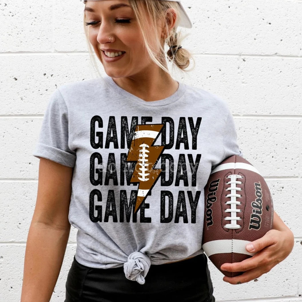 READY-TO-SHIP "Game Day Bolt" Shirt