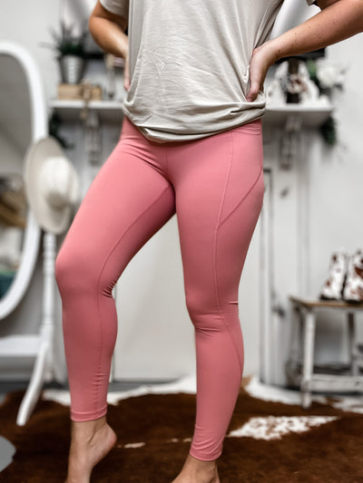 Every Day Activewear Pocket Leggings - PINK