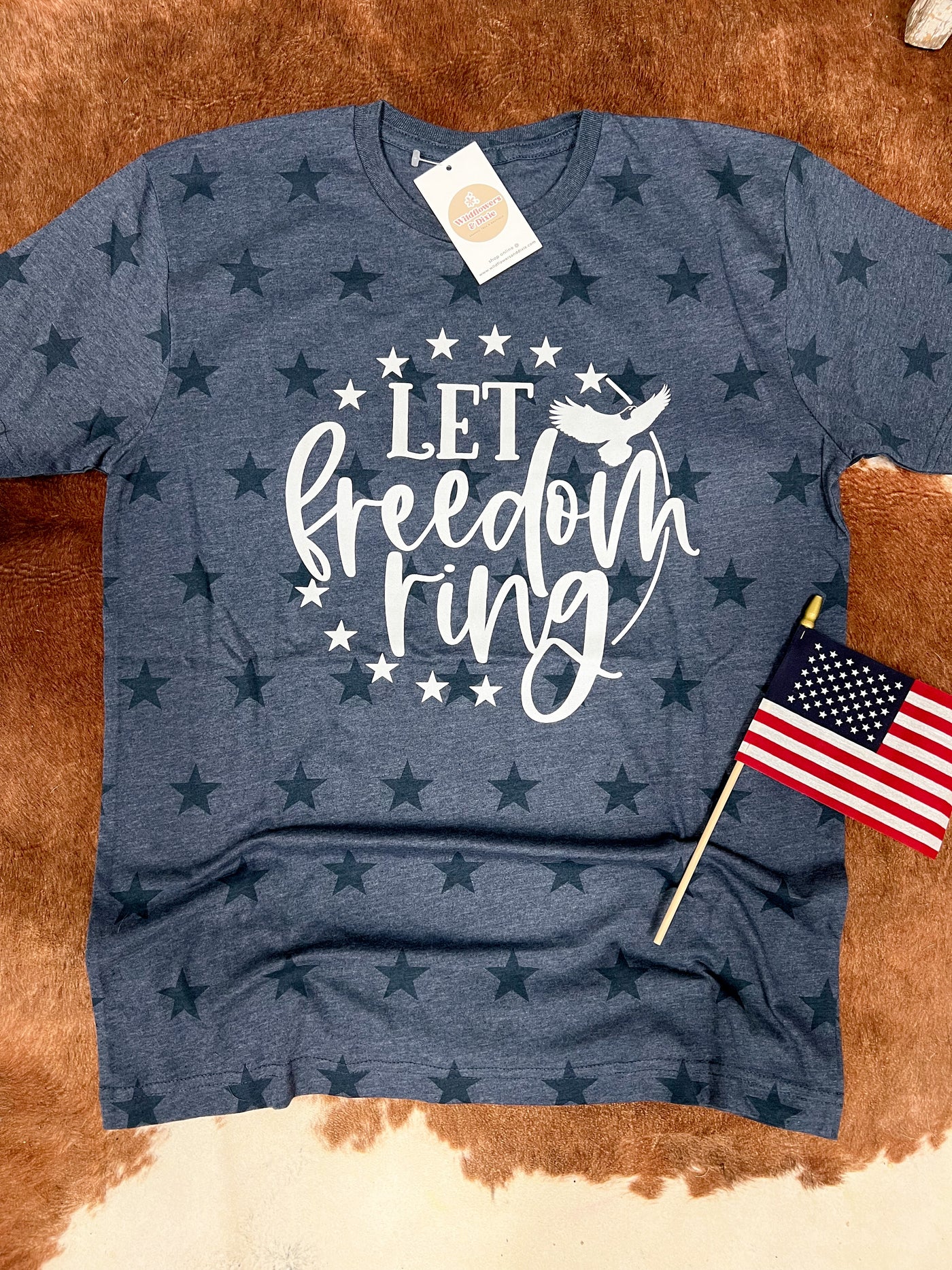 READY-TO-SHIP "Let Freedom Ring" Star T-shirt