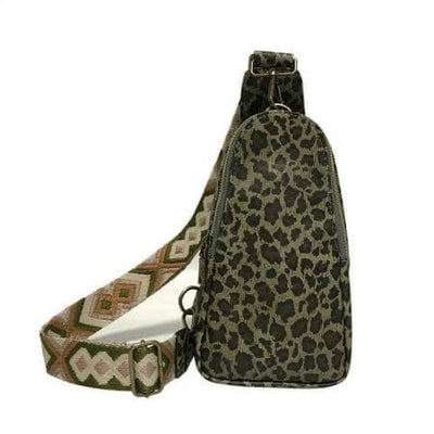 OLIVE LEOPARD Cross Body Sling Bag [ready-to-ship]