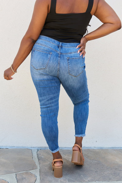 ⭐️ Kancan Lindsay Full Size Raw Hem High Rise Skinny Jeans