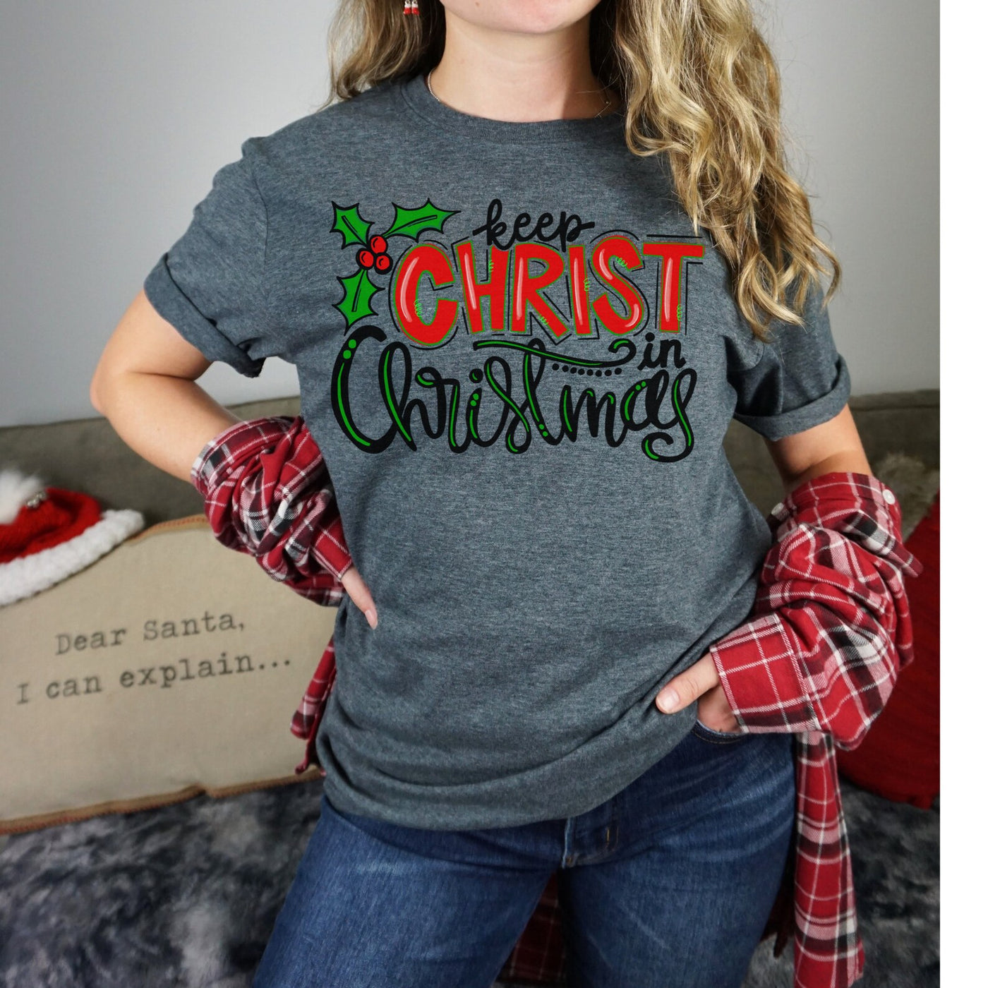 READY TO SHIP Keep Christ in Christmas T-shirt