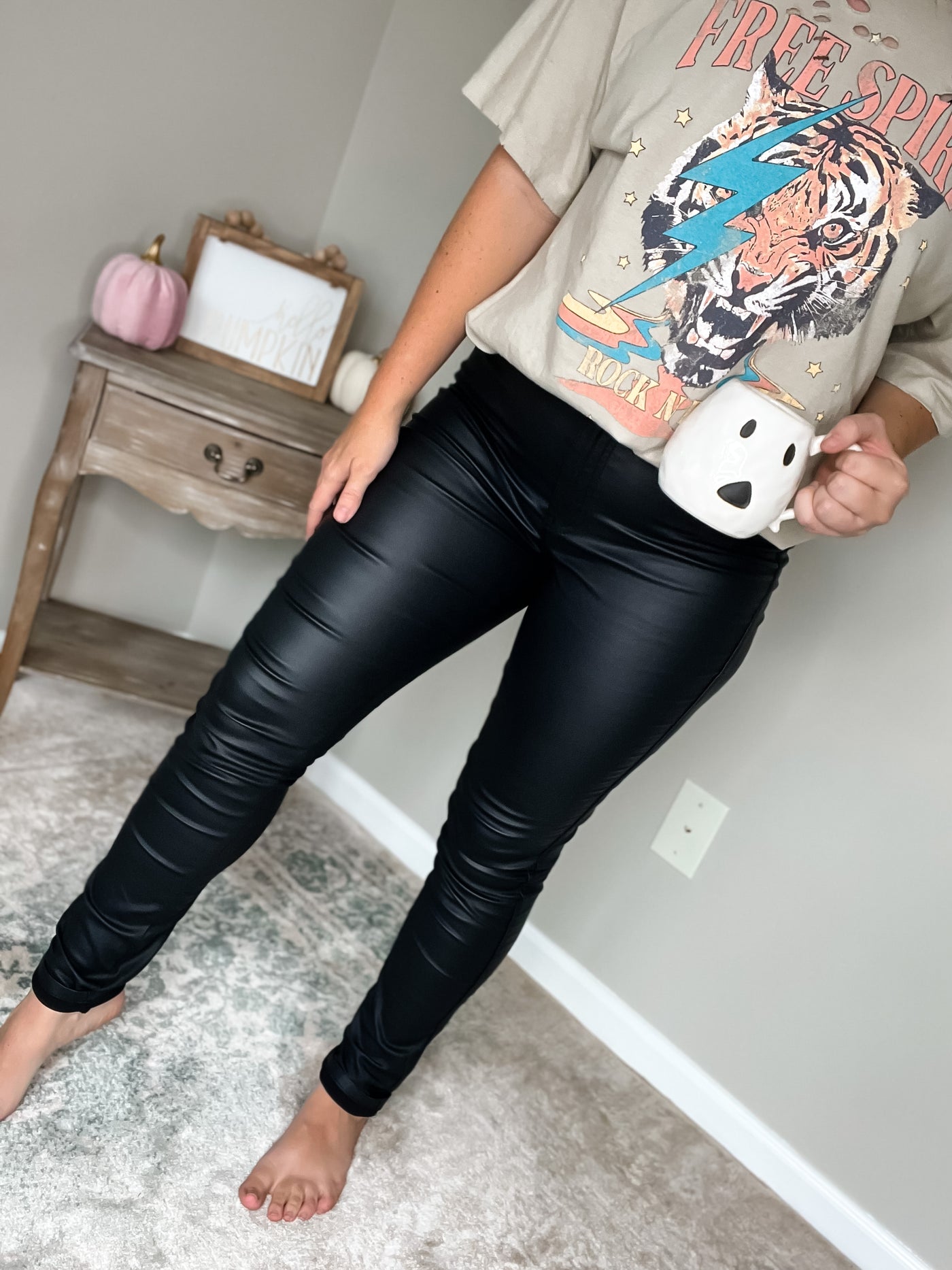 Rayna Faux Leather Pants
