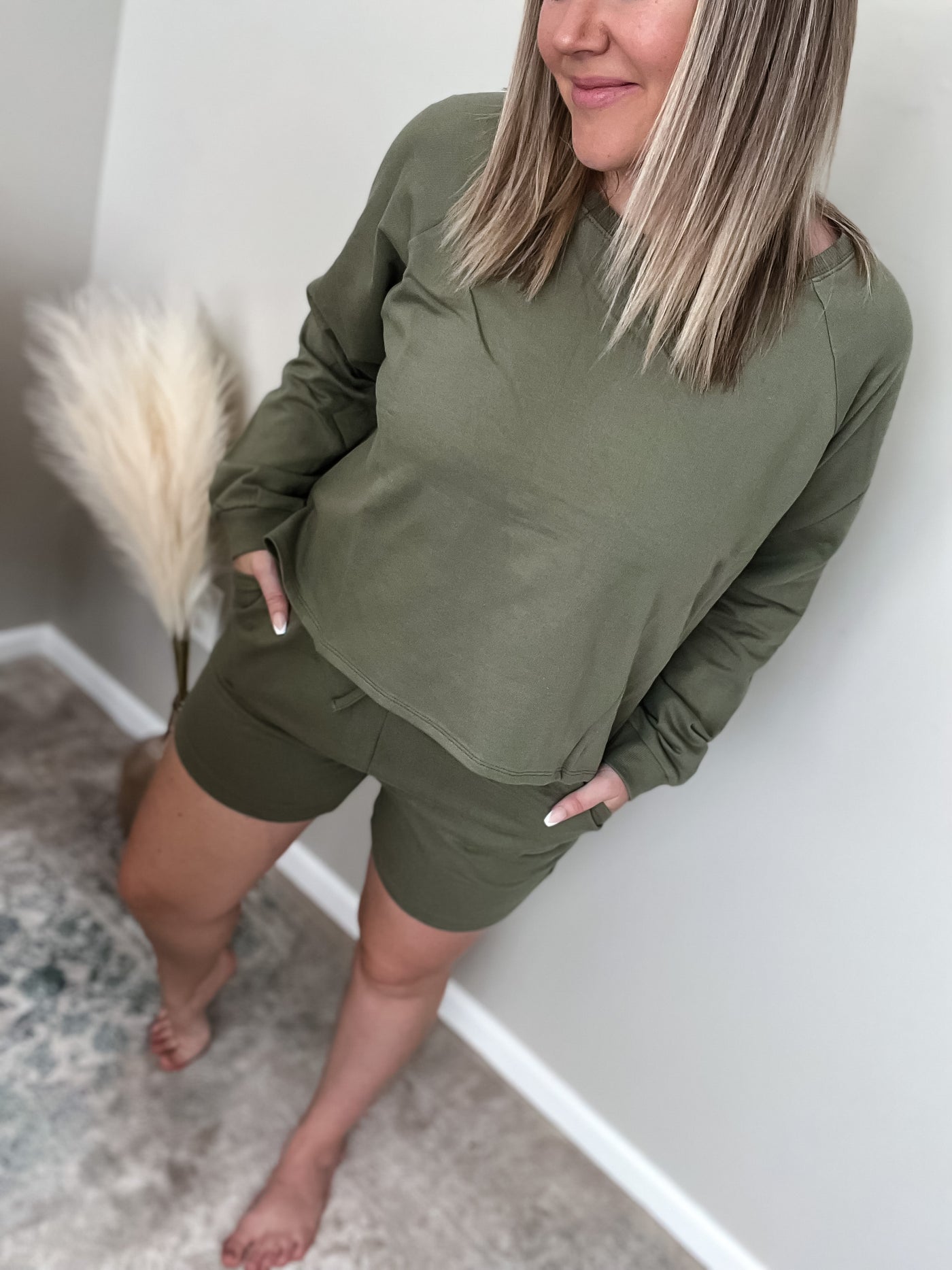 Chill Weekend Lounge Set - Olive