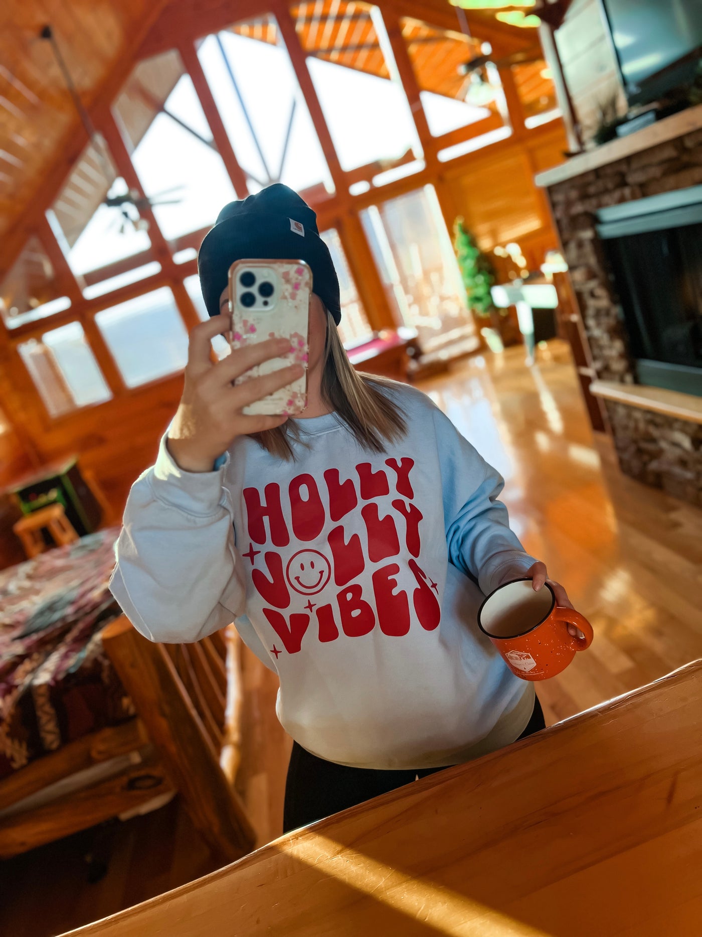 READY TO SHIP Holly Jolly Vibes Sweatshirt